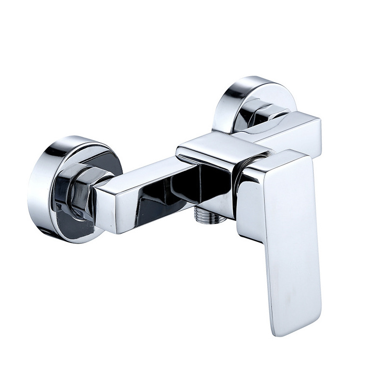Zinc Alloy square shower faucet wholesale shower faucet bathroom mixing hot and cold faucet manufacturer