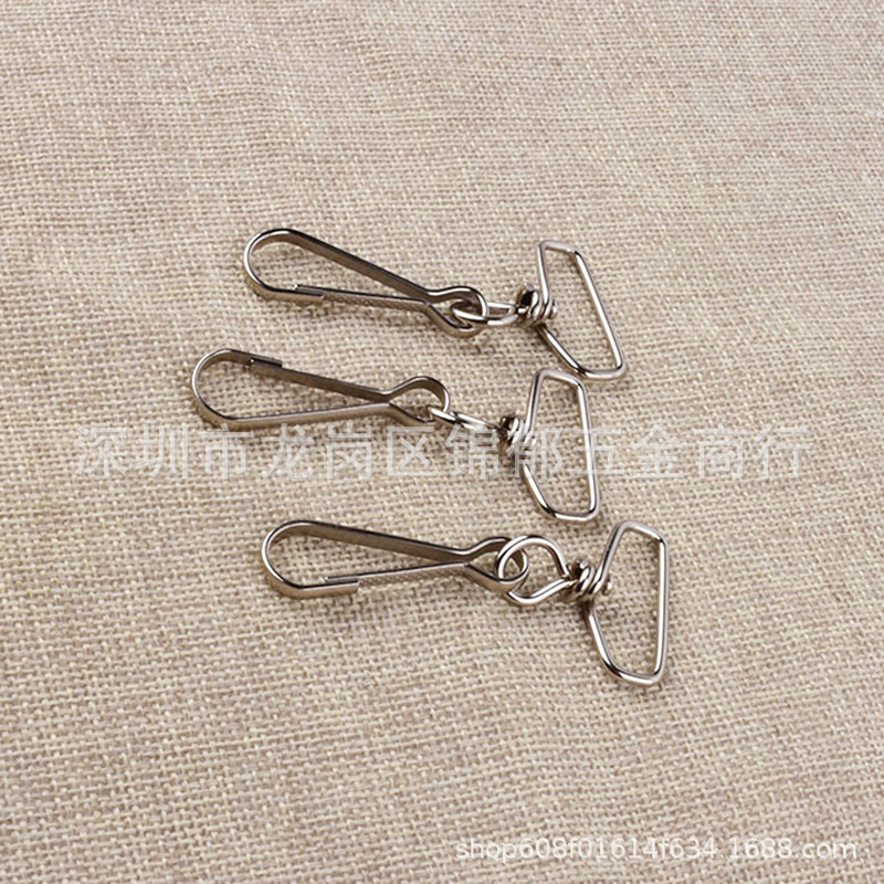 朱胆扣 厂家直销扭线朱胆扣 金属铁挂扣 一寸扭线+42压花