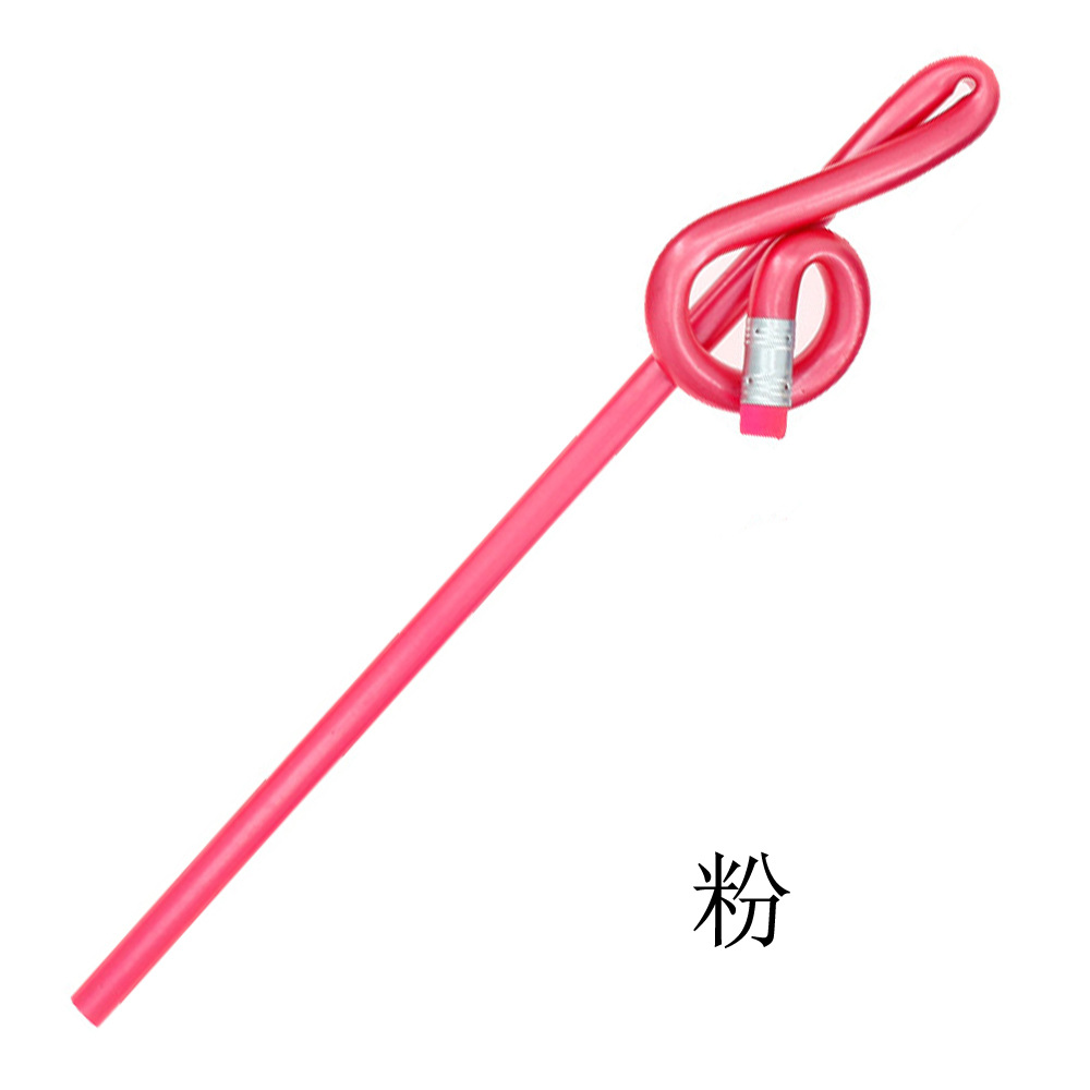 Fábrica al por mayor música regalo creativo lápiz música regalo UE plástico imitación madera alta nota lápiz