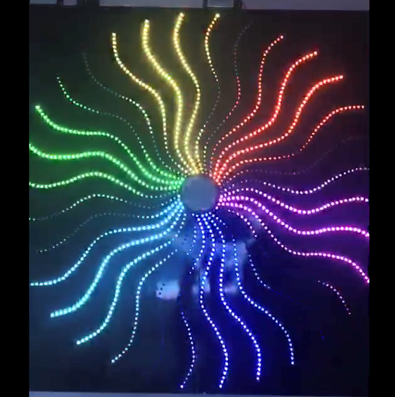 Tira de luz LED 232 controlador de puerto serie 485 controlador de programación diseño teatro luz LED barra de luz proyecto de iluminación