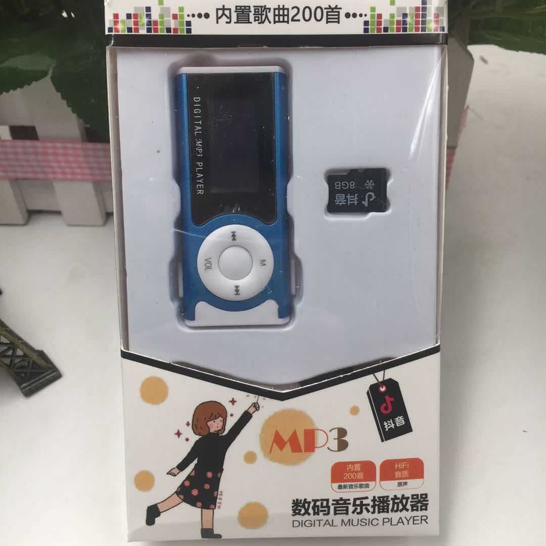 有屏插卡MP3 灯夹长条音乐mp3播放器礼品运动随身听批发