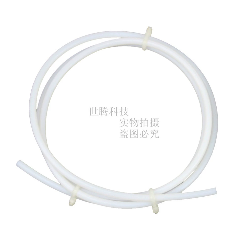 Трубка тефлона трубки тетрафлоро аксессуаров принтера 3Д белая ПТФЭ импортировала устойчивое трубки удаленного проводника питаясь высокотемпературное