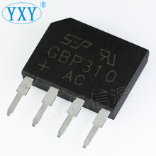 厂家直营  GBP310 桥堆 3A 1000V DIP-4 整流桥 短脚 框架扁桥