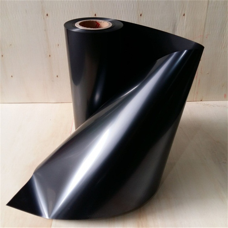 光面PET黑膜，不透光pet黑色薄膜