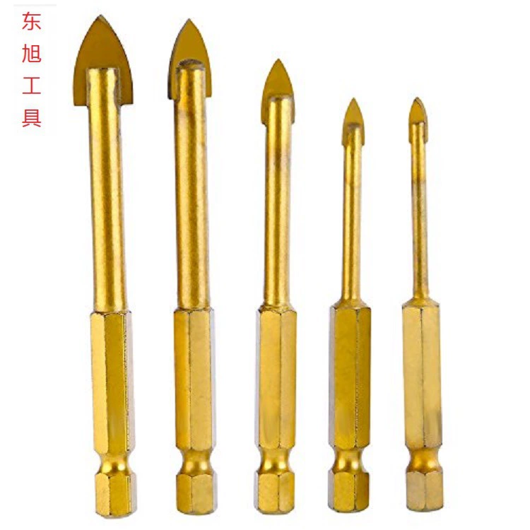 Dongxu Керамическая Стена треугольник сверло мраморная плитка открывалка отверстие многофункциональное удлинение сплава спиральное стекло сверло