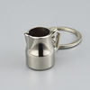 Small coffee metal pendant, keychain, 3D, Birthday gift