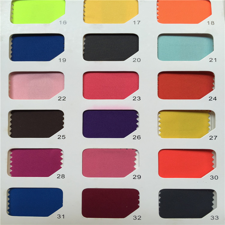 大量现货新款服装针织面料双面健康拉架平纹针织面料弹力拉架布料