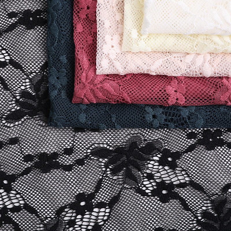 Summer cut edge gauze lace fabric crescent wave edge lace littering…