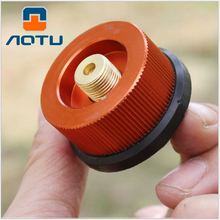 Адаптер для газового баллона, переходник для бутанового газа, для длинных и плоских газовых баллонов, для плиты, раздельный тип со встроенным замком-конвертером