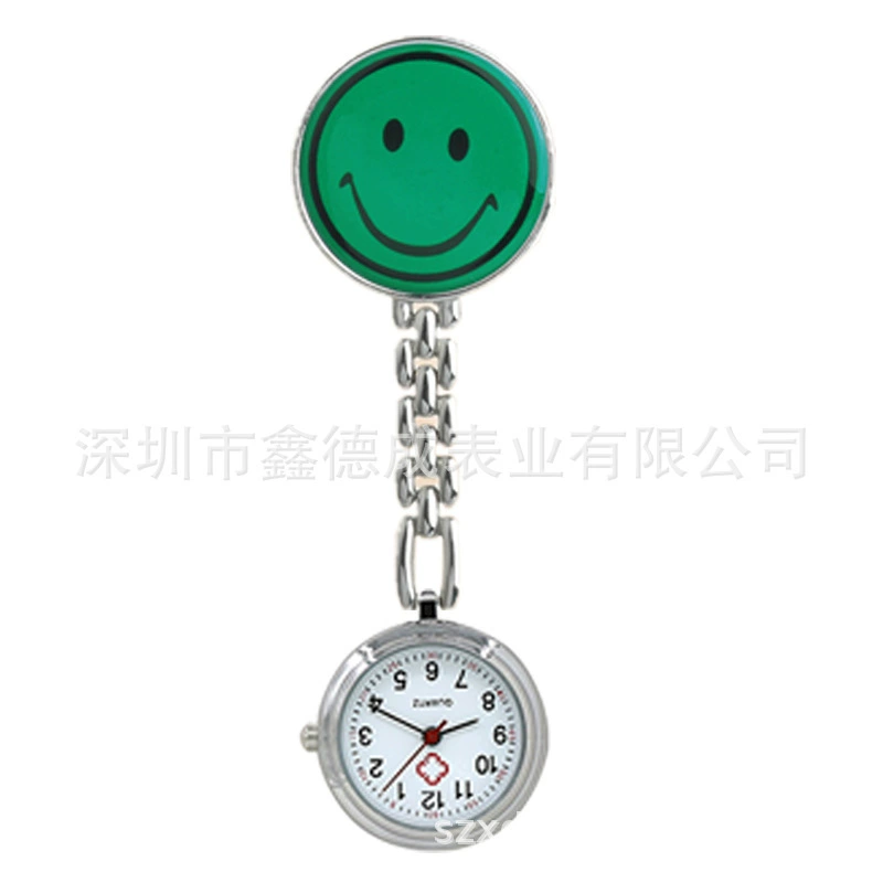 Multicoloured creative waterproof pocket watch for students accessory for nurses, simple and elegant design