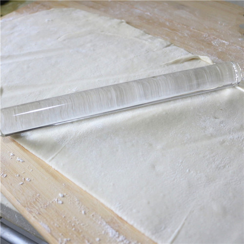 Cross-border crystal acrylic rolling pin large dumpling wrapper household small soft clay baking rolling pin