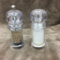 Pepper Grain Grinder, Numbing Powder Bottle, Manual Crushing Household Seasoning Bottle Can, Pepper Grinder, Two-Piece Set
