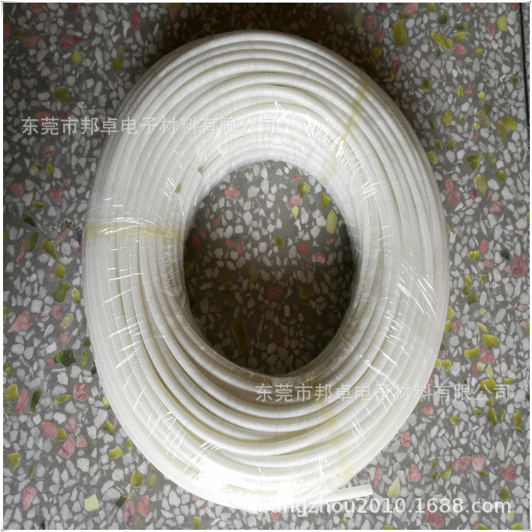 200度防火绝缘套管 内胶外纤 硅胶编织套管 蒸汽软管厂家销售
