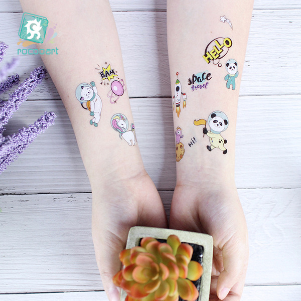 waterproof space tattoo stickers