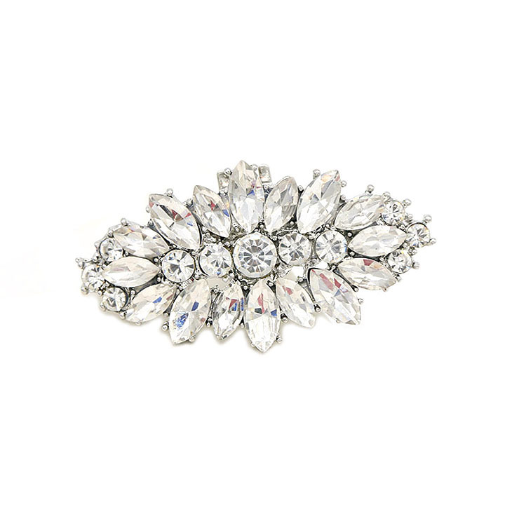 Zapatos de tacón alto de las mujeres transfronterizas accesorios decorativos zapatos accesorios zapatos de boda accesorios zapatos hebilla zapatos extraíbles Flor de diamante clip de zapato