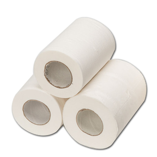 Hotel hollow roll paper towel 40g 120 rolls hotel toilet small roll paper raw wood pulp 4 layers thickened roll paper towel