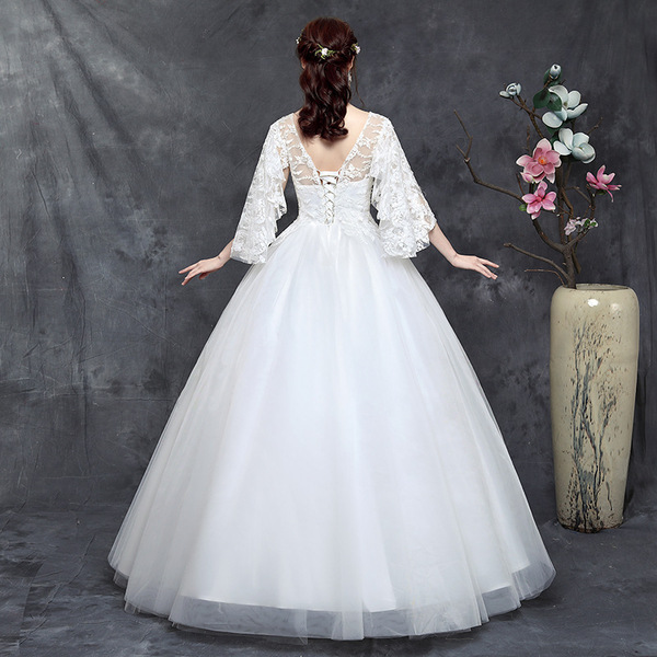 Summer wedding dress for bride