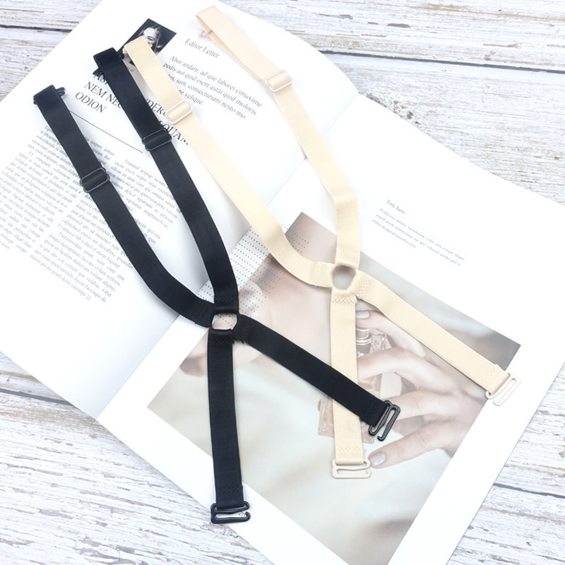1.5cm 0 Buckle Cross Underwear Shoulder Strap Invisible Bra Shoulder Strap Sexy Shoulder Factory Spot