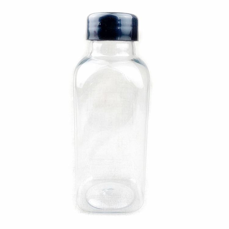 Vaso cuadrado de plástico para agua, botella transparente para bebidas, vaso publicitario para regalo, vaso colorido creativo, moderno y personalizado