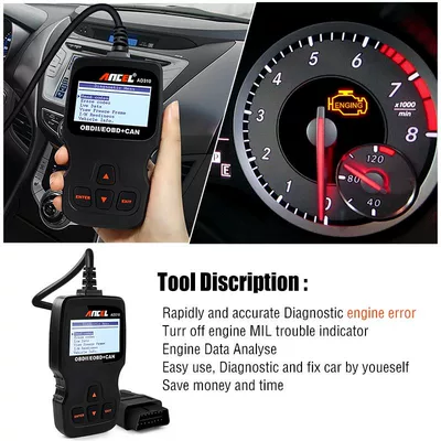 Ancel AD310 CAN OBD2 Avtomobil diaqnostika alətləri