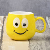 Yellow Smile Emoticon Coffee Cup LOGO Formation of Milk Cup Creative Late Cup Cup Manufacturer