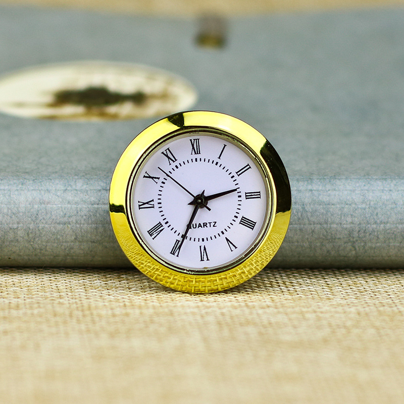 镶嵌时间表头钟头表胆工艺礼品装饰品古典钟头有金色的