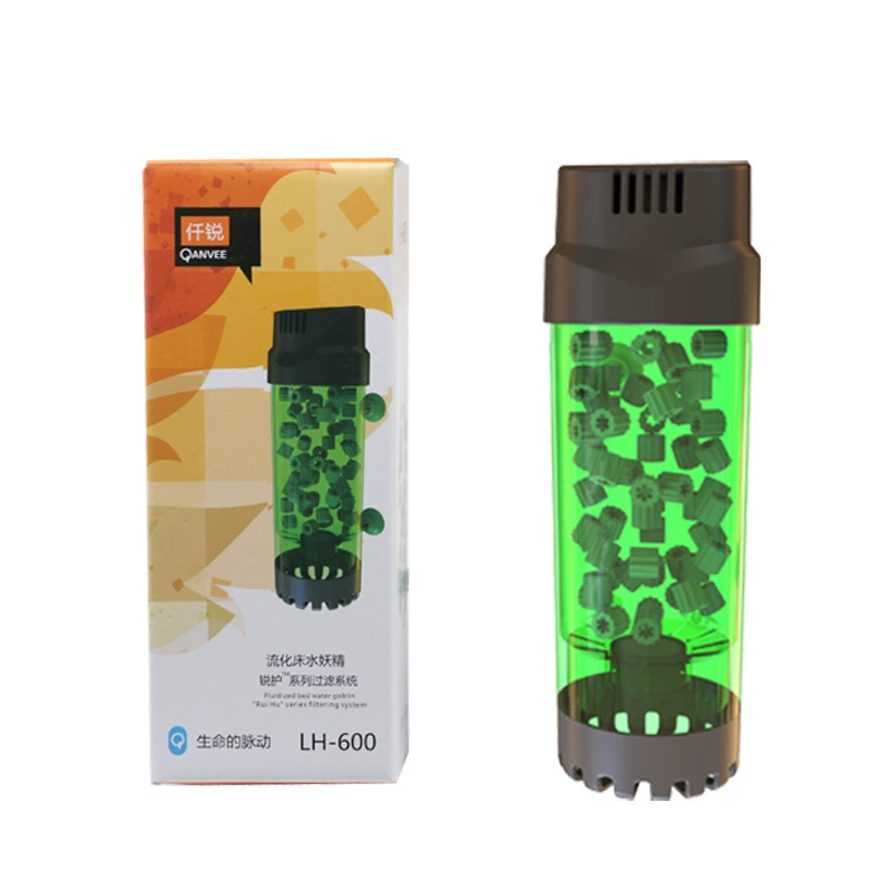 Фильтр с псевдоожиженным слоем Qianrui для аквариума Пневматический Гоблин для воды в аквариуме LH-300/600 принадлежности для фильтров для аквариума