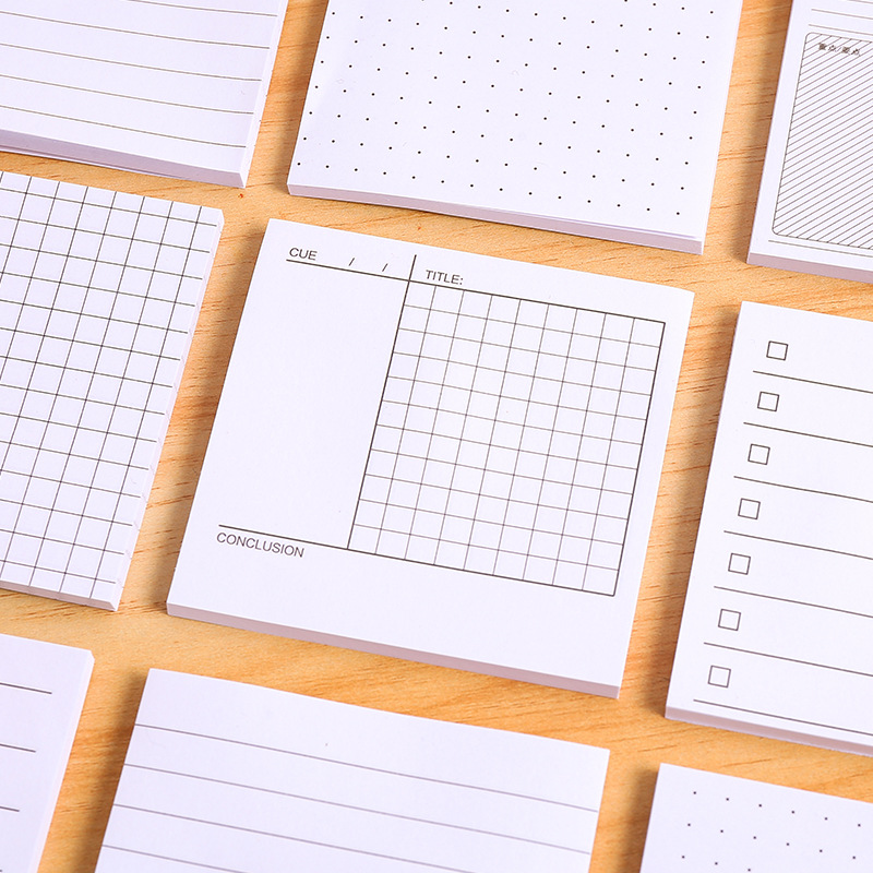 간단한 사무실 포스트잇 메모 휴대용 메모 스퀘어 학생 학습 메모 N 시간 문구