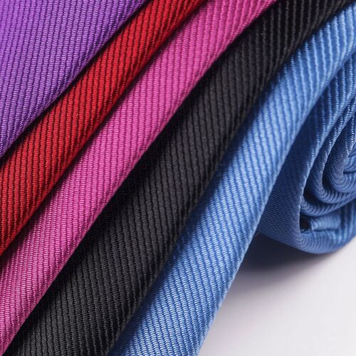 Tie Men's Solid Color Threaded Tie 15 Colors Solid Color Business Wedding Formal Wear 6cm Tie Wholesale