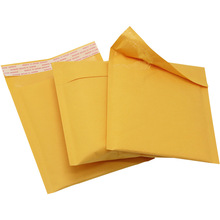 黄色牛皮纸气泡信封手表气泡快递袋子邮政小包包装袋现货厂家直销