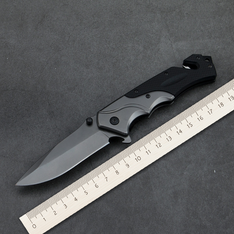 折叠刀高硬度折刀户外随身迷你小刀开瓶器锋利防身野营求生刀