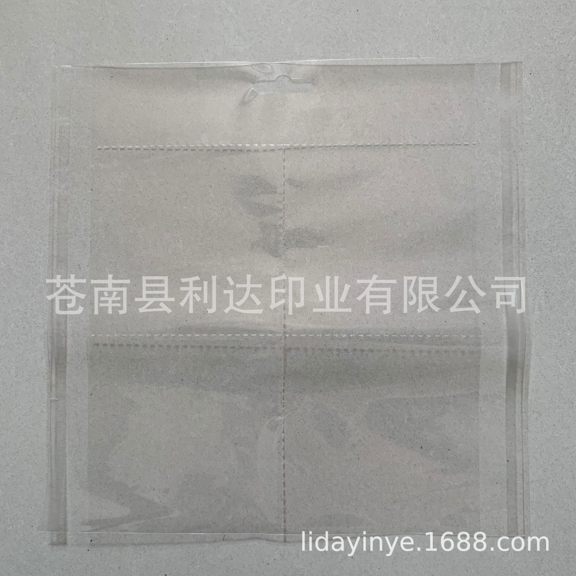 工厂值供多口袋opp袋可以套纸卡OPP袋田字格BOPP袋