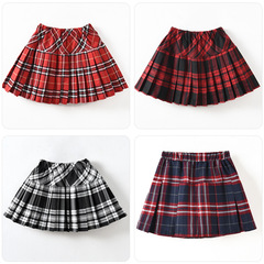 女童百褶裙半身裙兒童中大童小學生卡其色校服短裙女孩學院風裙子