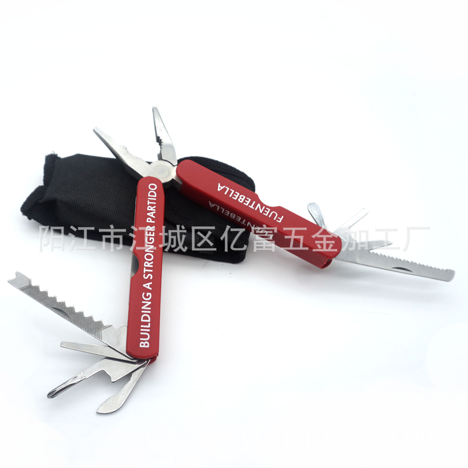 供应多功能钳子带胶壳手柄8712钳多用途可折叠钳子户外野营钳工具