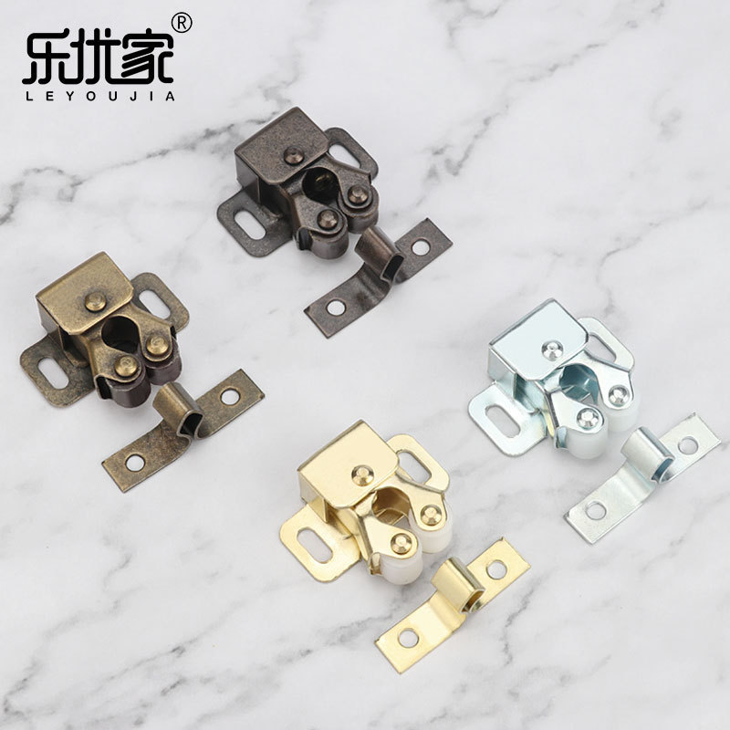 Spring buckle touch bead elastic clothes cabinet switch clip lock cabinet suction door touch card type touch buckle low foot door clip buckle door touch