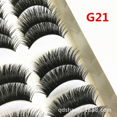 Cross-border best-selling G20 false eyelashes, multi-layer 3D thick cross eyelashes, 10 pairs available in various styles