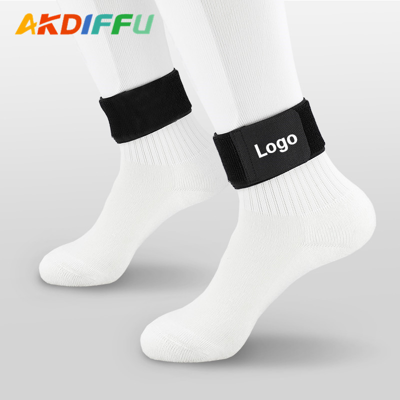 Pierna fija deportes equipo de protección fútbol calcetines pierna guardia tobillo guardia cinturón fijación al por mayor