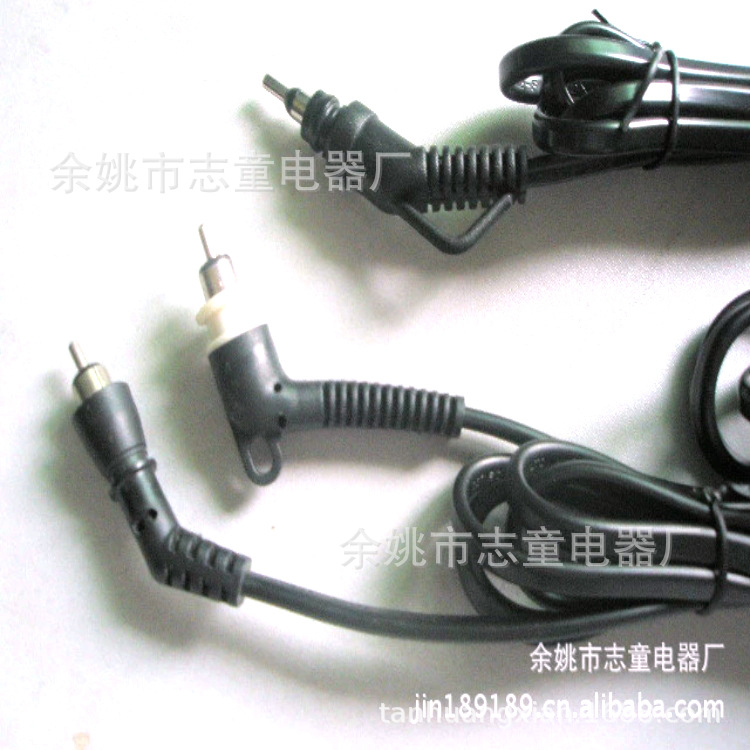 供应美发器旋转插头线高等离子烫发卷发美发器螺旋两芯旋转插头线