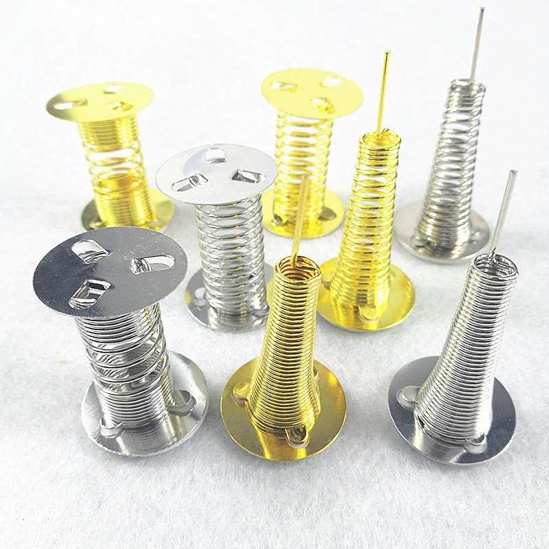 Ручной работы DIY Снежинка грязь жемчужная грязь Сверхлегкая глиняная пружинная основа заостренная плоская голова развивающие игрушки