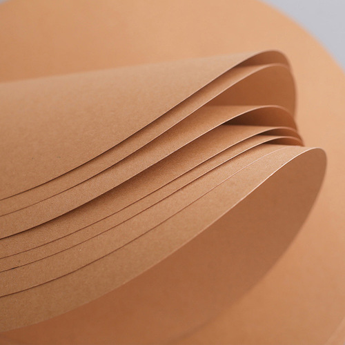 Xinge thickened round kraft paper cardboard painting paper round watercolor Chinese painting pigment paper art painting materials wholesale