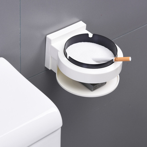 A2726 bathroom ashtray free punch wall-mounted fashionable ashtray box toilet stainless steel ashtray