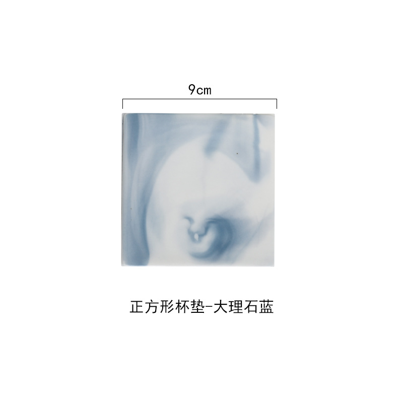 Nórdico ins marblado montaña creativa cerámica galvanoplastia mármol montaña con bandeja de té estera de corcho