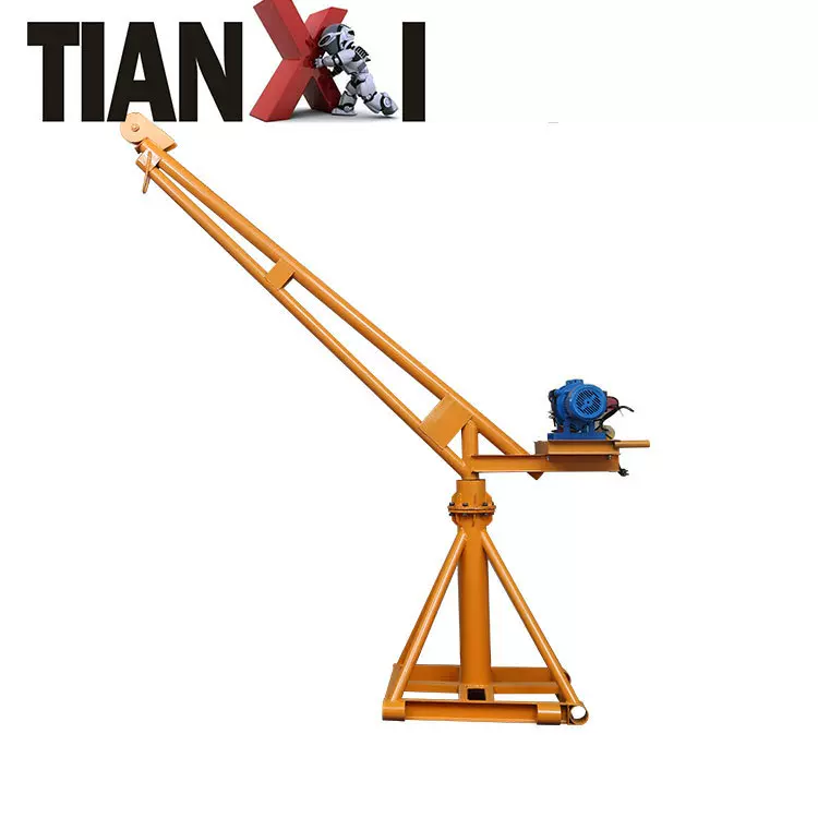 360度旋转室外吊运机 厂家直销小吊机 家用吊粮机 装修吊料机