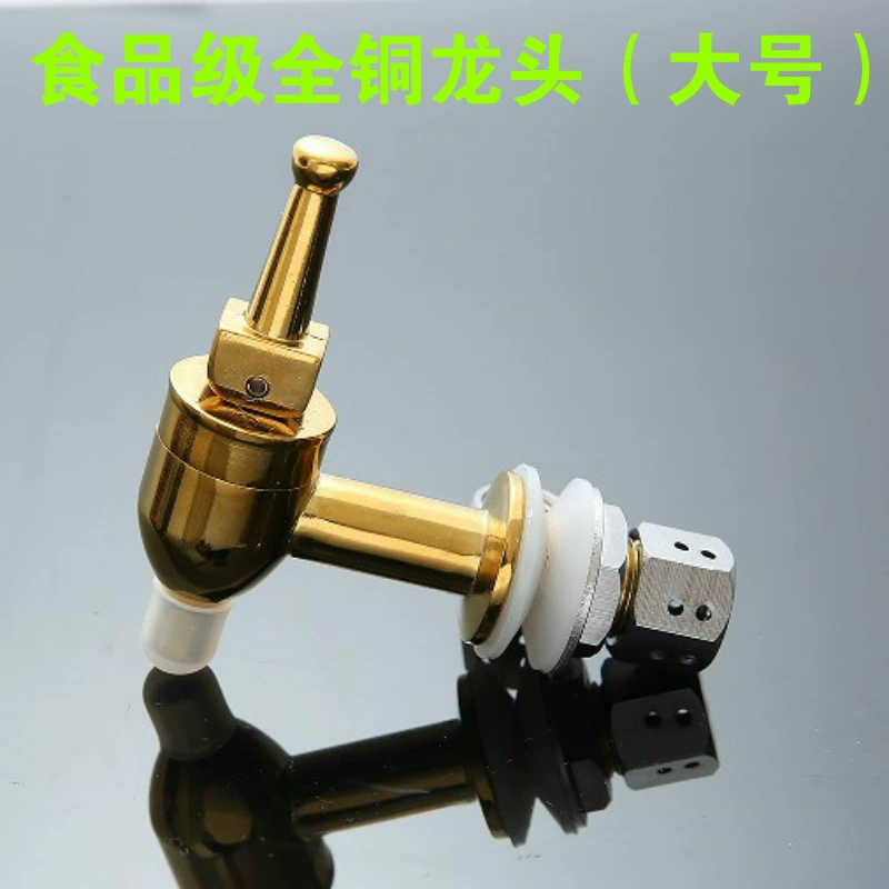 Стеклянный кран для бутылки вина винная банка медный кран винная бочка медный клапан керамическая винная банка сопло для воды 16 мм