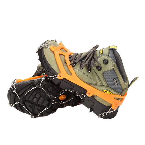 8-tooth crampons, anti-slip shoe covers, outdoor adult men's and women's mountaineering snow boots, ice grip shoe chains, road anti-fall snow claws