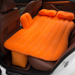 Car interior supplies Car folding car bed Outdoor travel PVC flocked air mattress Car air bed