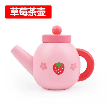 Деревянный набор кухонной игрушки (ToyWoo) — аксессуары для нарезки и готовки, реалистичная сковорода вок и горшок, возраст 4–6 лет