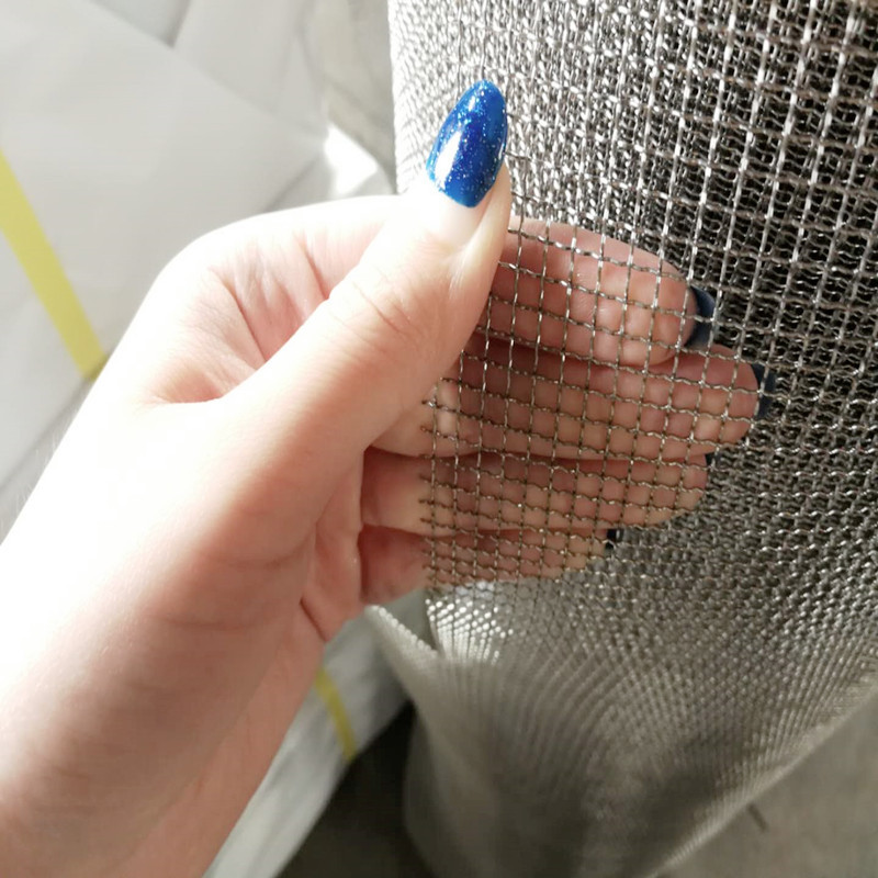 不锈钢砂网 sus321耐腐蚀轧花过滤网 1厘米孔径波浪方孔编织筛网