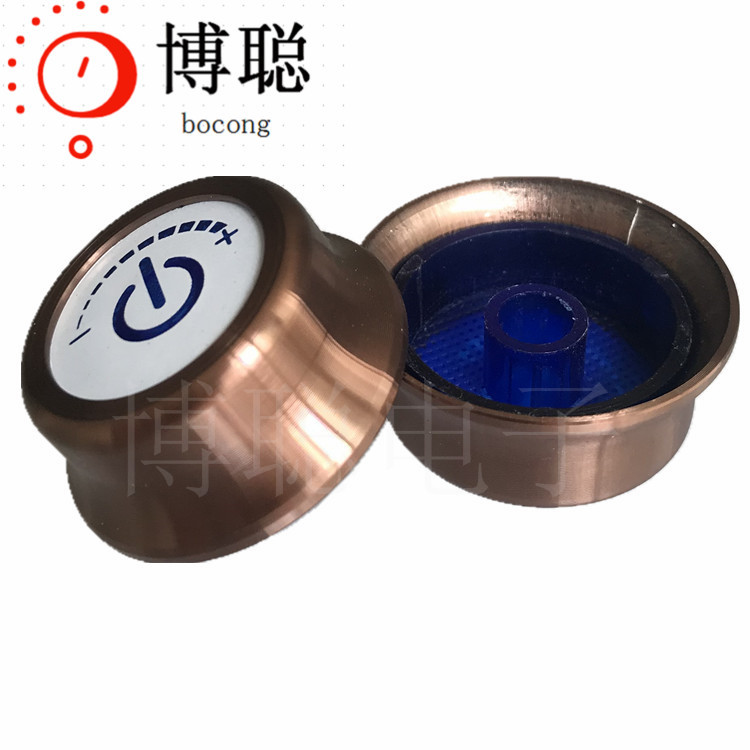 TRFKNOB͸���¿ذ���������ťñ�⾶25-30�߶�12mm��ͭɫ������ť