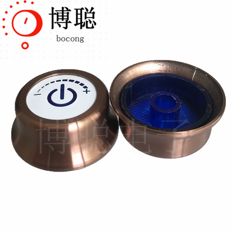 TRFKNOB͸���¿ذ���������ťñ�⾶25-30�߶�12mm��ͭɫ������ť